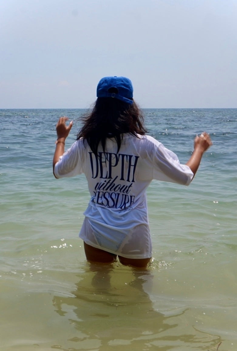 Depth without pressure | Mabini Freediving Club Tee