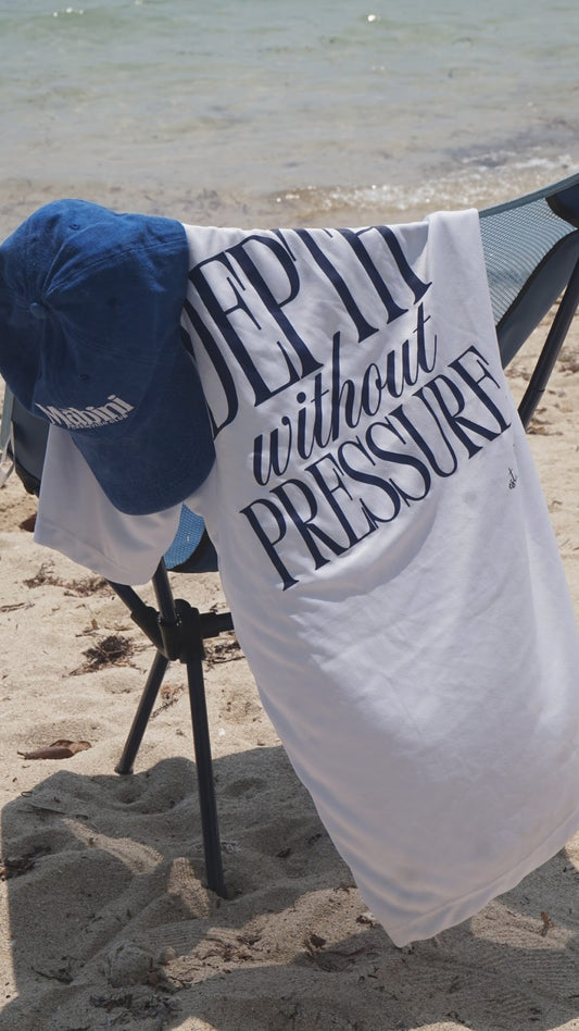 Depth without pressure | Mabini Freediving Club Tee